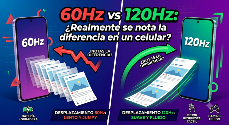 60Hz vs 120Hz ¿Realmente se nota la diferencia en un celular?