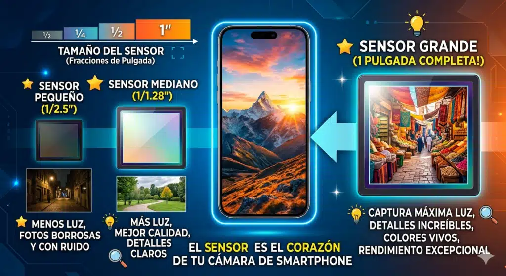 El Tamaño del Sensor