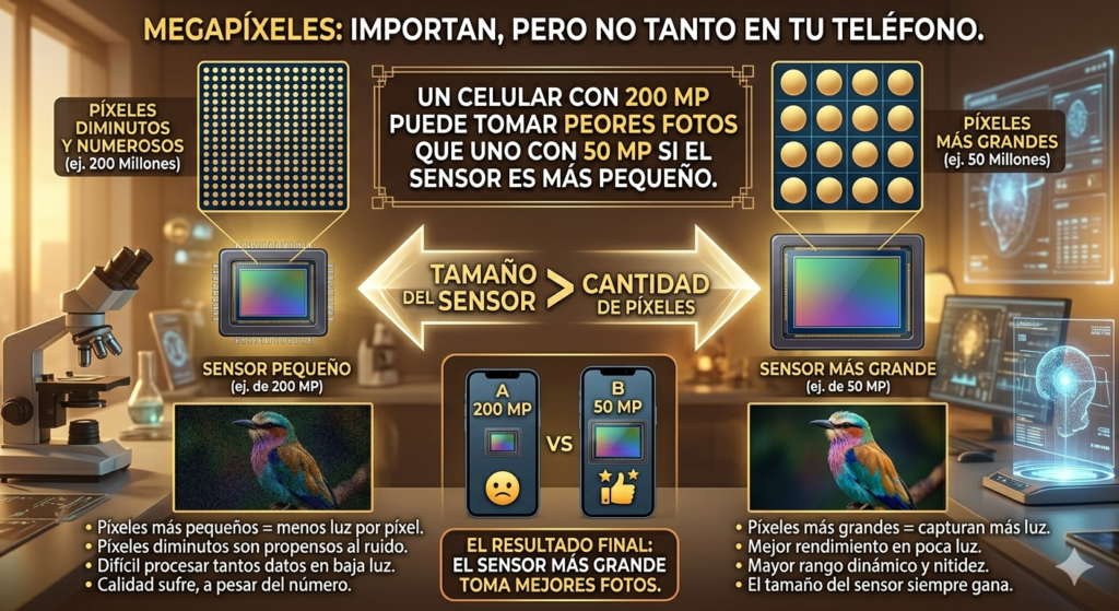 La Cantidad de Megapíxeles