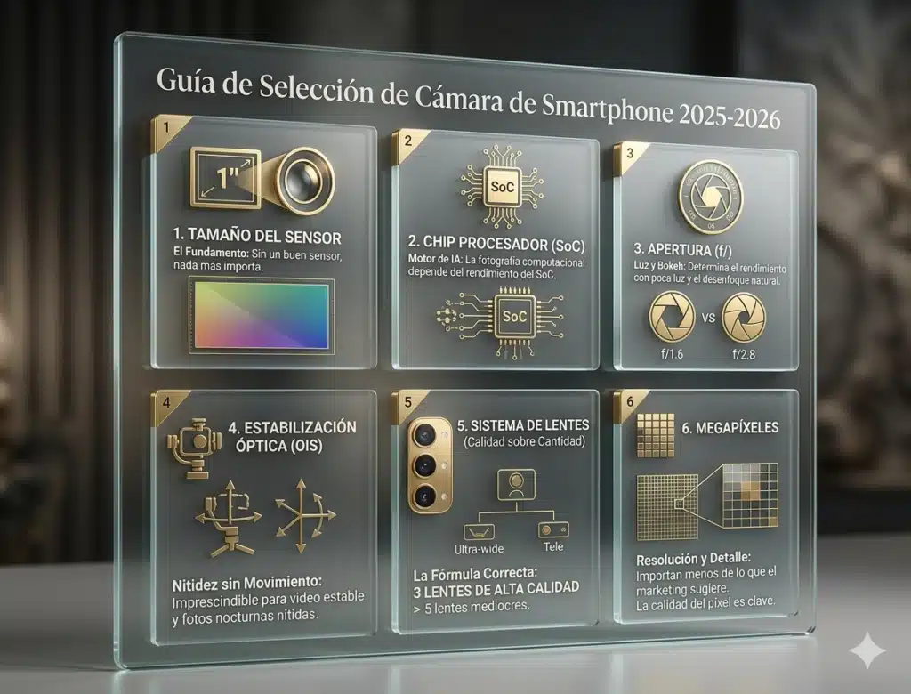 Qué Buscar en una
Cámara de Celular