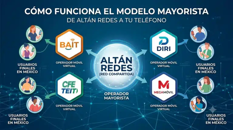 Qué compañías usan la red Altán en México